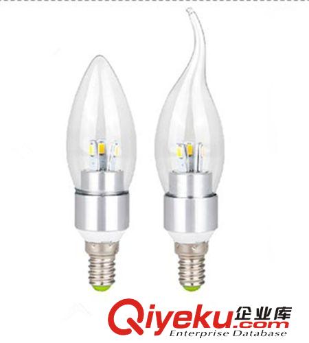 廠家直銷 tj LED3w 尖泡 吊燈專用E14LED蠟燭燈 led燈泡