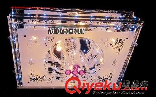 供應(yīng)LED低壓水晶吸頂燈，廠家直銷LED貼片方形平板水晶燈原始圖片2