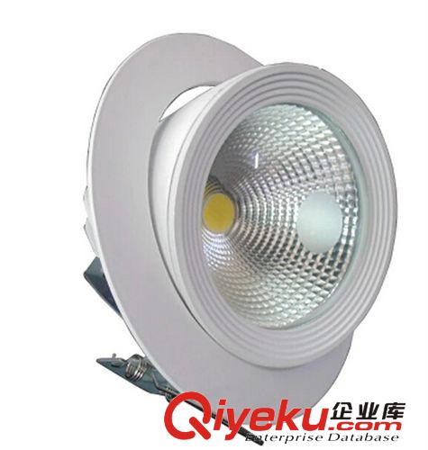 LED節(jié)能照明象鼻燈10W15W18WCOB筒燈 360度可調(diào)節(jié)嵌入式射燈原始圖片3