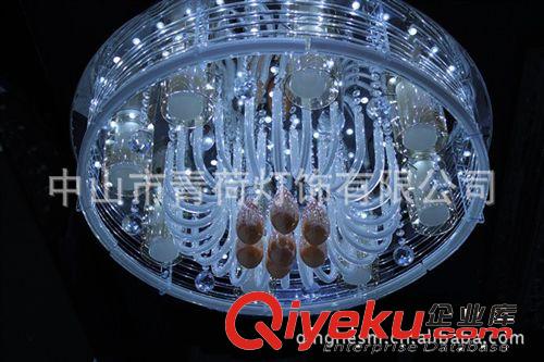 廠家直銷 青荷現代低壓水晶燈 客廳臥室餐廳燈具 LED圓形水晶燈原始圖片2