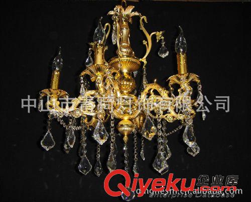 [廠家直銷］優(yōu)質(zhì)現(xiàn)代歐式水晶蠟燭吊燈　現(xiàn)代水晶吊燈酒店工程原始圖片3