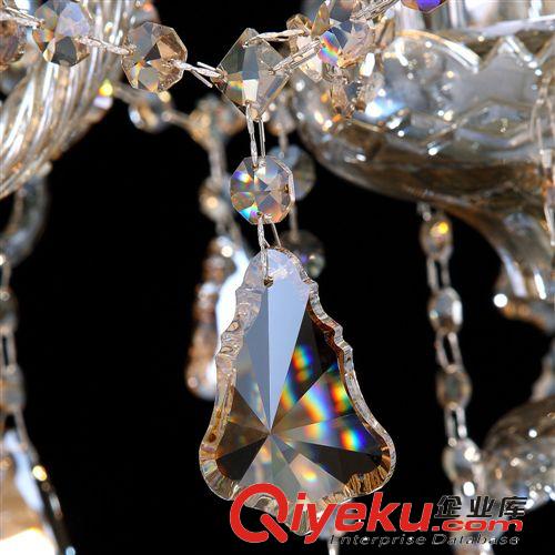歐式水晶燈 豪華別墅復式樓客廳大吊燈酒店工程大型燈飾原始圖片2