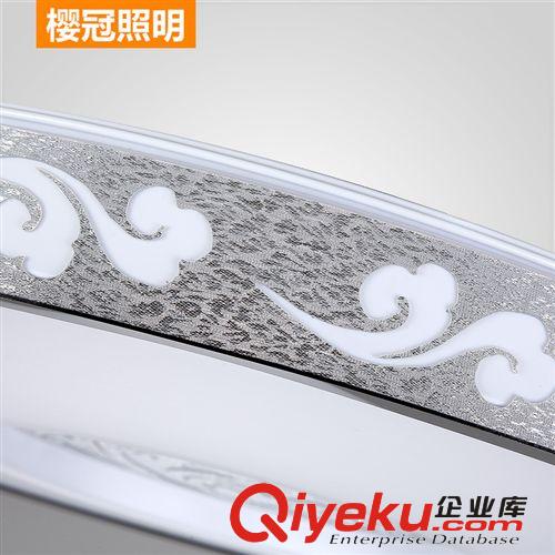 櫻冠LED吸頂燈高亮現代時尚簡約客廳燈書房臥室餐廳圓形房間燈飾