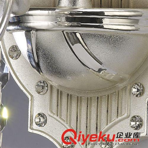 康能進(jìn)口水晶床頭燈 現(xiàn)代時(shí)尚樓道壁燈 銀色燈具 88008-2原始圖片3