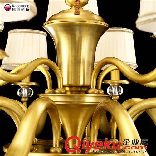精品熱銷 歐式全銅奢華吊燈 家居場(chǎng)所全銅燈 83001原始圖片2