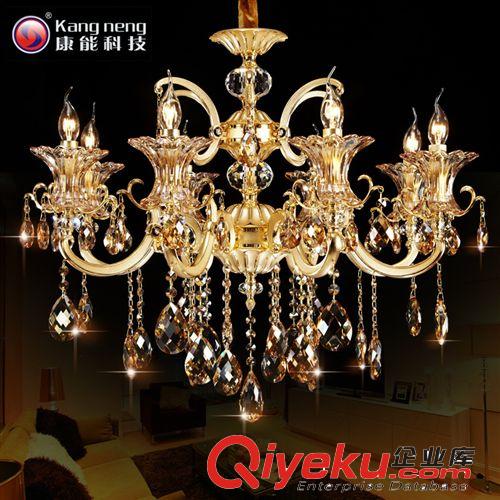 熱銷推薦 歐式鋅合金led蠟燭水晶燈 gd時(shí)尚l(wèi)ed蠟燭水晶燈 88001原始圖片3