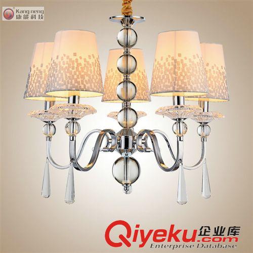 新款包郵 歐式客廳水晶吊燈 臥室客廳led時尚裝飾水晶吊燈82002