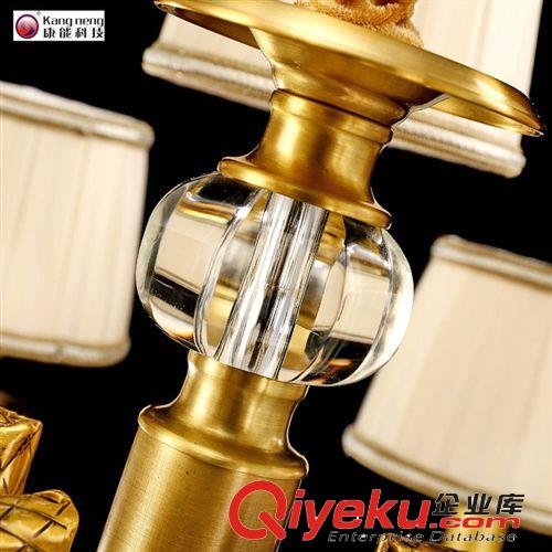 歐式復(fù)古全銅吊燈 酒店工程創(chuàng)意裝飾全銅燈 臥室客廳燈具83002原始圖片3