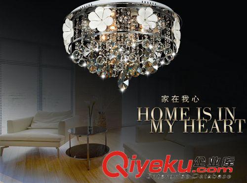 批發燈具 時尚花瓣水晶燈 簡約客廳燈書房吸頂燈原始圖片2