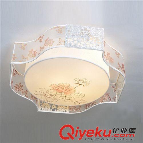 馨緣 現(xiàn)代簡約吸頂燈仿羊皮燈中式書房臥室燈客廳燈燈具燈飾原始圖片3