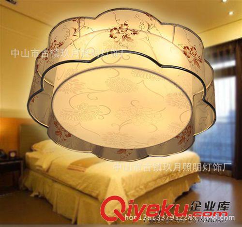 中式仿古木藝吊燈 龍鳳送福吊燈仿羊皮餐廳吊燈 酒店工程燈具9031