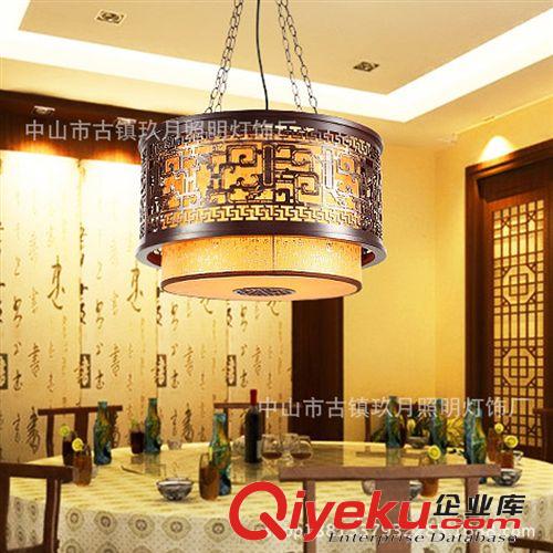 中式羊皮吊燈 客廳吊燈 酒店工程燈 飯店吊燈 臥室羊皮燈9008