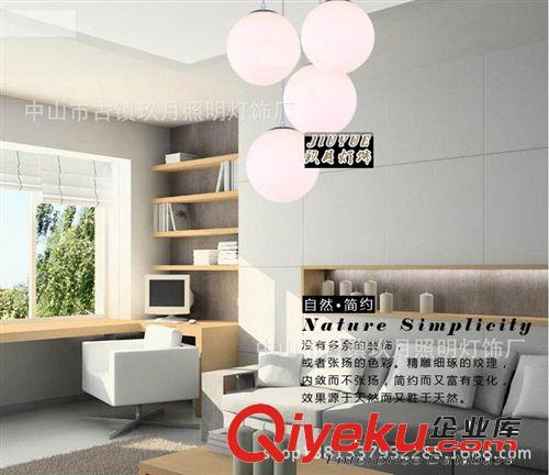 餐廳吊燈 現代簡約燈具 三頭吊燈 創意吧臺燈 球形吊燈 3116原始圖片3