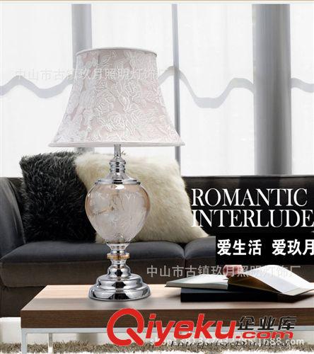 廠家批發歐式水晶臺燈 臥室床頭柜臺燈具 簡約創意臺燈19213