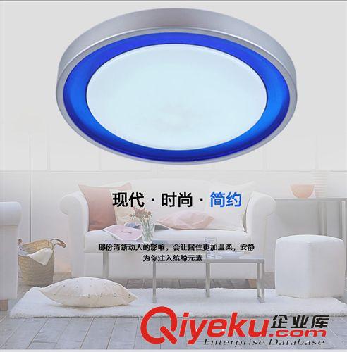 簡約LED吸頂燈 現(xiàn)代廚衛(wèi)燈具餐廳臥室燈陽臺過道燈飾8278原始圖片3