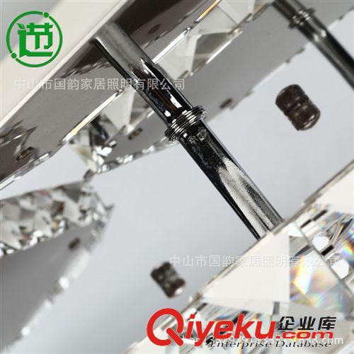 led水晶客廳燈現(xiàn)代簡(jiǎn)約led吸頂燈水晶燈正方形臥室餐廳燈具燈飾原始圖片2