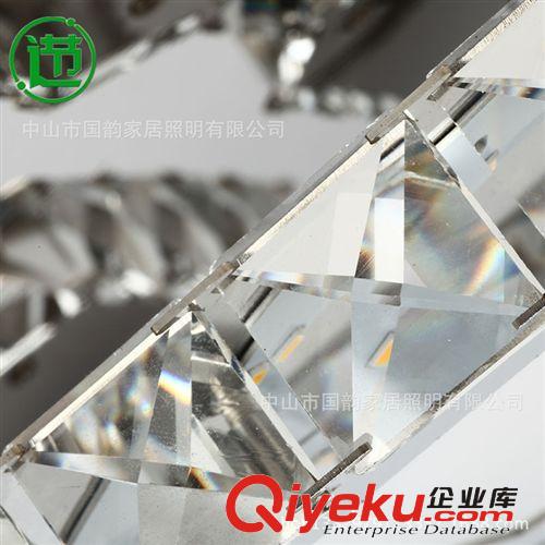 led水晶客廳燈現(xiàn)代簡(jiǎn)約led吸頂燈水晶燈正方形臥室餐廳燈具燈飾原始圖片3