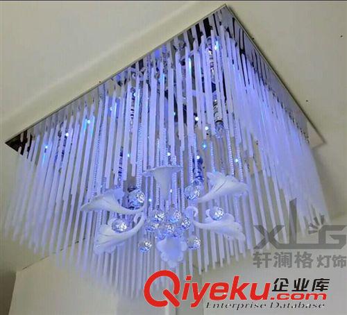 歐式現代長方形客廳燈LED造型吸頂燈具臥室燈餐廳房間燈飾原始圖片2