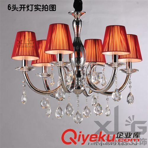 歐式吊燈 吊燈 6頭8頭客廳臥室餐廳吊燈 鐵藝彎管帶罩燈具