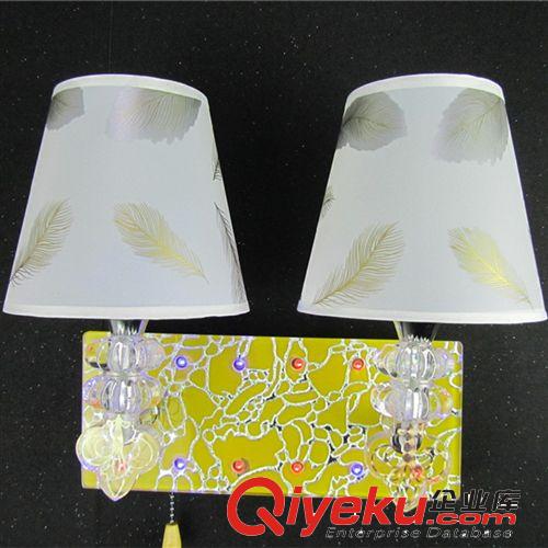 廠家直銷現(xiàn)代簡約創(chuàng)意布藝臥室客廳 床頭燈 LED壁燈 布藝壁燈原始圖片2