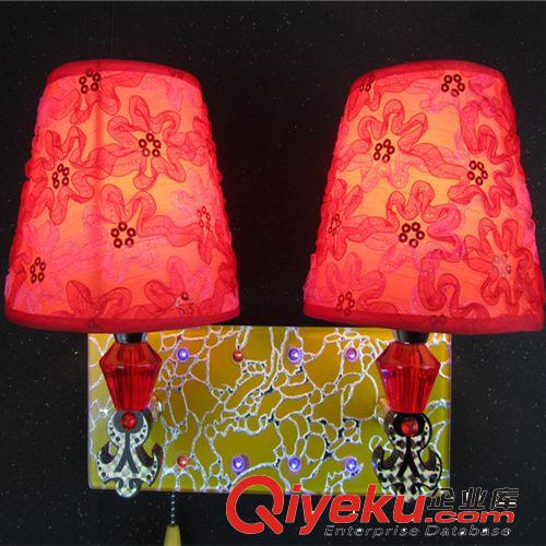 廠家直銷 現(xiàn)代簡約創(chuàng)意布藝臥室客廳床頭燈 LED壁燈 清倉tj