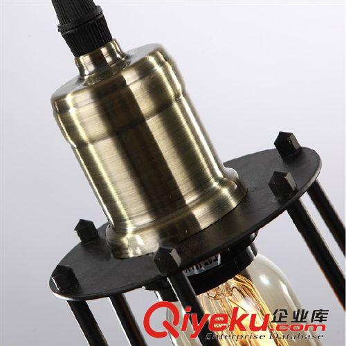 簡(jiǎn)約美式客廳吊燈時(shí)尚復(fù)古工業(yè)風(fēng)客廳吸頂燈LED客廳吊燈書房吊燈原始圖片2
