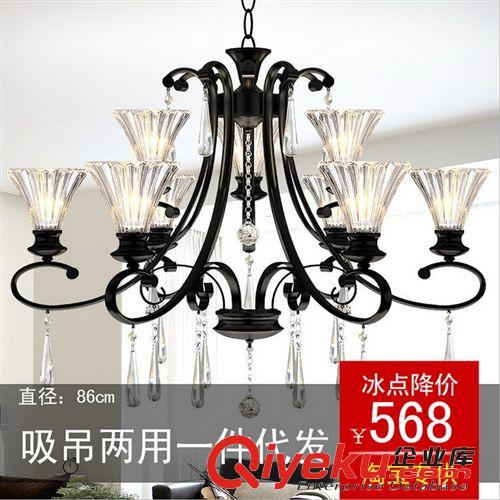 美式復古工業風餐廳吊燈北歐宜家餐廳吊燈別墅過道吊線燈簡歐餐吊