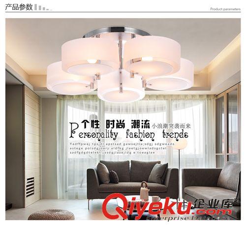 現(xiàn)代簡(jiǎn)約水晶花燈客廳吊燈臥室吸頂燈兒童房吊燈LED吸頂燈原始圖片3