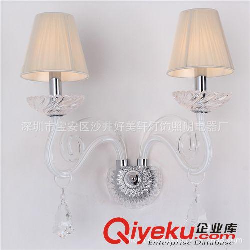 廠家批發(fā)水晶蠟燭壁燈LED節(jié)能壁燈客廳壁燈臥室床頭壁燈