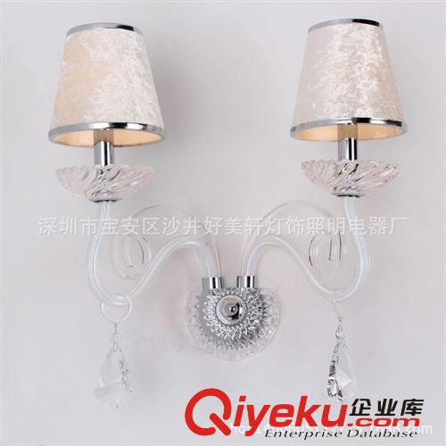 廠家批發(fā)水晶蠟燭壁燈LED節(jié)能壁燈客廳壁燈臥室床頭壁燈