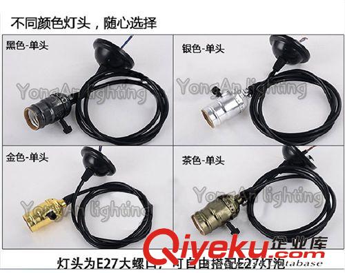 愛迪生燈泡酒吧個性創(chuàng)意復古燈泡愛迪生吊燈吧臺服裝店110V 220V原始圖片2