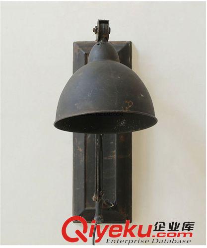 美式鄉村壁燈中山燈具出口工業風家居玄關墻壁裝飾室內鐵藝壁燈原始圖片3