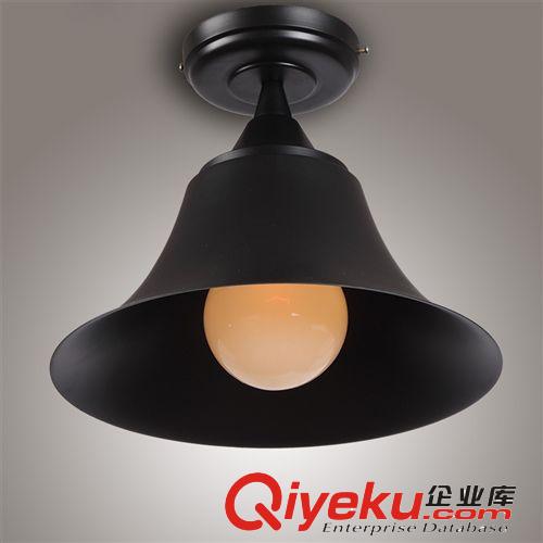 美式 鐵藝復古吸頂燈 工業(yè)風吸頂燈宜家創(chuàng)意個性吸頂燈美式吸頂燈原始圖片2