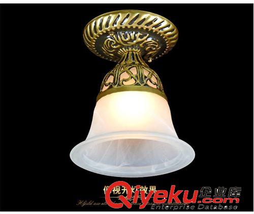 廠家生產(chǎn)批發(fā) 歐式吸頂燈陽(yáng)臺(tái)燈走廊過(guò)道燈復(fù)古燈具臥室燈6652-T
