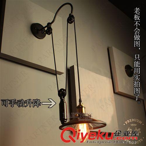 美式鄉(xiāng)村復(fù)古電鍍銅色北歐宜家客餐廳酒吧咖啡廳臥室床頭水晶壁燈