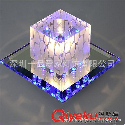 新款過道燈水晶批發gd走廊燈酒店樓道燈LED玄關門廳燈筒射燈原始圖片2