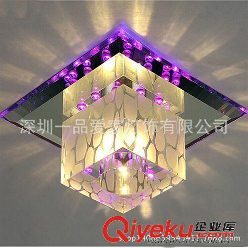 新款過道燈水晶批發gd走廊燈酒店樓道燈LED玄關門廳燈筒射燈原始圖片3