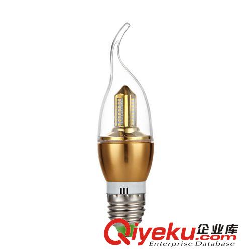 廠家直銷 LED3w 尖泡 水晶燈專用E14 27 LED蠟燭燈led 燈泡