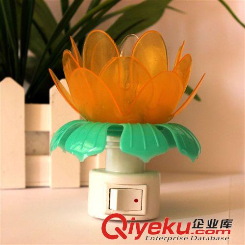 蓮花燈 塑料小夜燈 小夜燈創(chuàng)意 義烏小夜燈批發(fā)原始圖片2