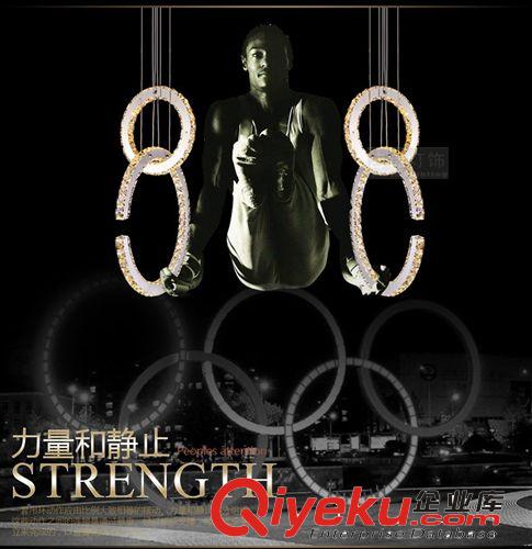 廠家直銷(xiāo)圓形LED吊燈水晶吊燈餐廳臥室酒店現(xiàn)代簡(jiǎn)約個(gè)性創(chuàng)意燈飾原始圖片2