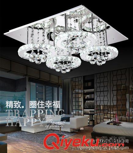 原裝zp客廳燈正方形50WLED中山藝錦燈飾電子鎮(zhèn)流器客廳燈原始圖片2