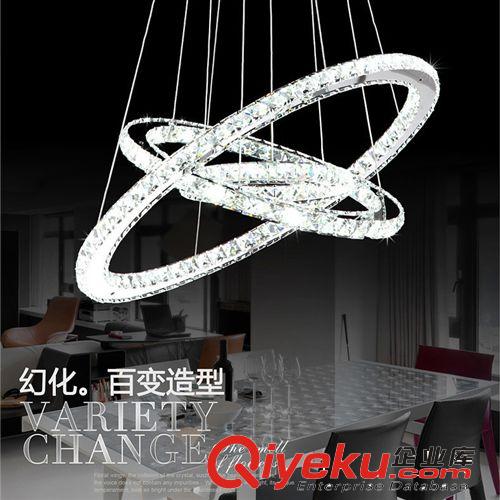 廠(chǎng)家直銷(xiāo)LED餐吊水晶燈客廳燈臥室圓形現(xiàn)代簡(jiǎn)約個(gè)性創(chuàng)意燈飾原始圖片2