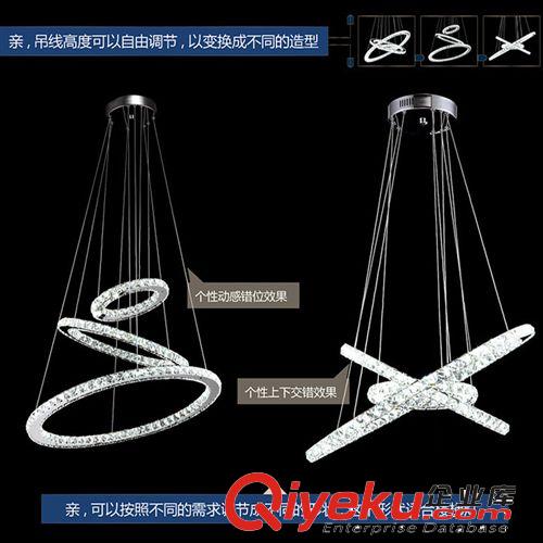 廠(chǎng)家直銷(xiāo)LED餐吊水晶燈客廳燈臥室圓形現(xiàn)代簡(jiǎn)約個(gè)性創(chuàng)意燈飾原始圖片3