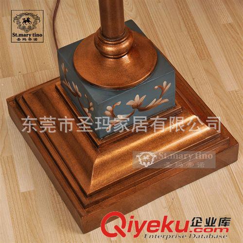 【圣瑪】新款歐式落地燈客廳新古典書房落地燈臥室婚房臺燈落地燈原始圖片3
