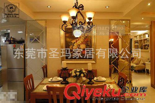 歐式鐵藝臥室燈具美克藝術(shù)餐廳燈吊燈地中海復(fù)古tj吧臺燈原始圖片2