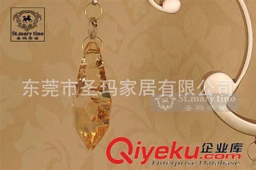 歐式水晶燈家居燈具臥室床頭創(chuàng)意壁燈田園客廳地中海鏡前燈原始圖片3