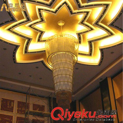 8839現(xiàn)代非標(biāo)照明工程燈具定做大水晶燈具照明工程燈酒店會(huì)所吊燈原始圖片3