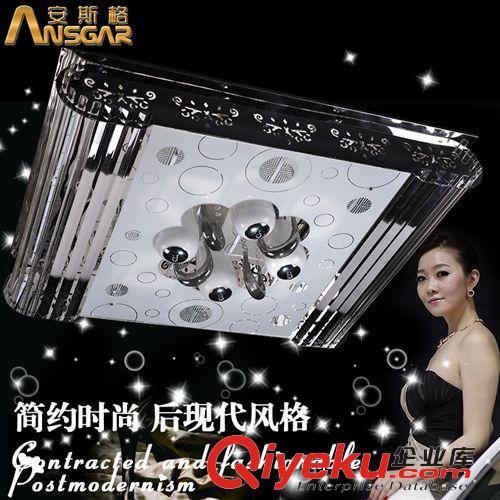 廠家批發(fā)LED水晶燈客廳燈長方形吸頂燈大氣客廳水晶燈具批發(fā)7002原始圖片2