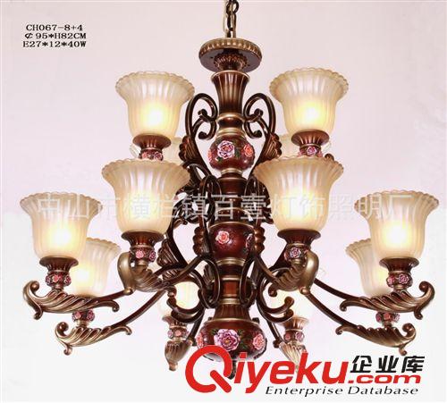 歐式鐵藝創意吊燈  古典吊燈  歐式燈知現代原始圖片3