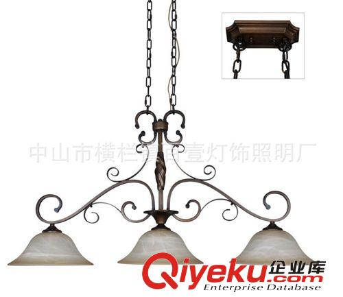 歐式鐵藝吊燈 餐吊燈 古典吊燈  時尚餐廳吊燈原始圖片3